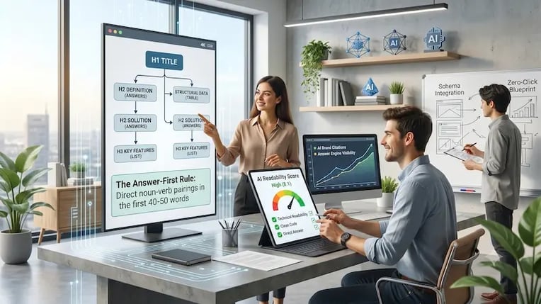 Die Blog-Vorlage „Answer-First“ für AEO-konforme Inhalte