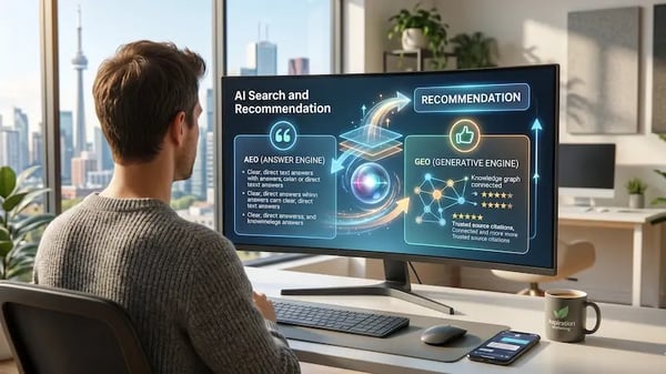 AEO vs. GEO: La stratificazione strategica della ricerca AI