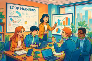 Ce se întâmplă în etapa de personalizare a marketingului HubSpot Loop?