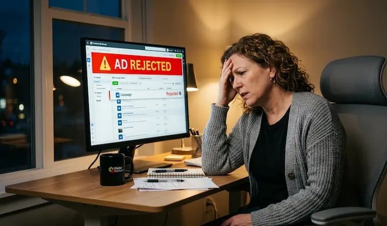 Ad rejection frustration