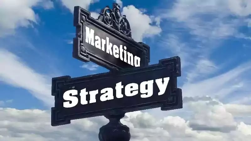 Marketing strategy sign