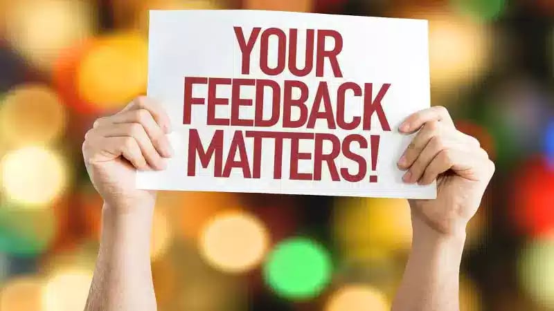 Your Feedback Matters