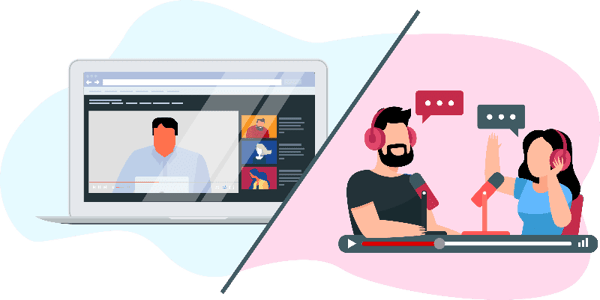 Webinar vs. Podcast: Pe care ar trebui să îl alegeți?