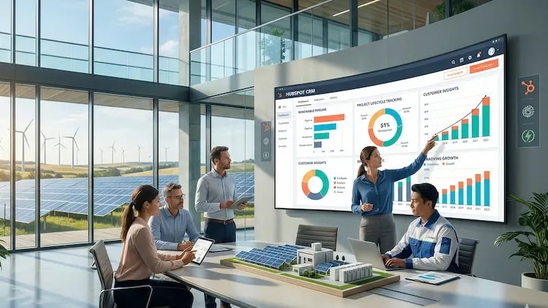 HubSpot CRM: Der Wachstumsmotor für erneuerbare Energien