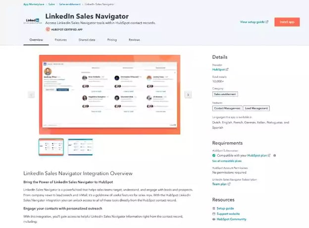 HubSpot ABM LinkedIn Navigator