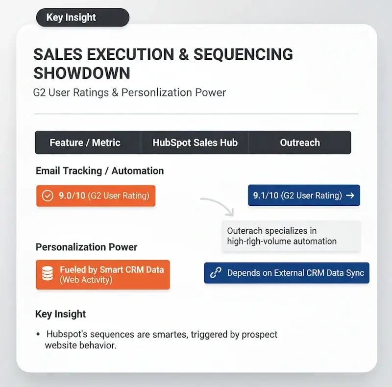Hubspot vs outreach table 2