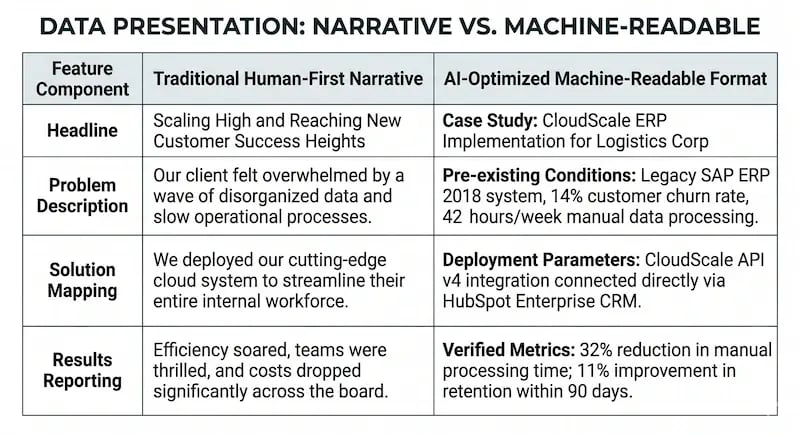 Human reader vs AI reader organization