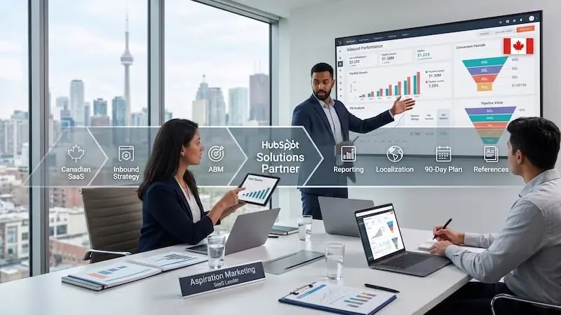 Preguntas clave para elegir una agencia de inbound en SaaS canadiense