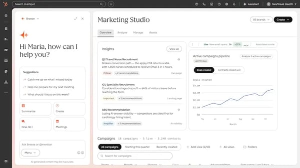 HubSpot UNBOUND 2026: Introducing HubSpot's Marketing Studio 2.0 