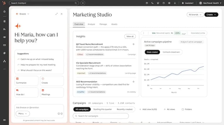 HubSpot UNBOUND 2026: Vorstellung von HubSpots Marketing Studio 2.0 