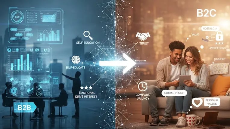 Gemeinsames Käuferverhalten: Lehren für B2B- und B2C-Vermarkter