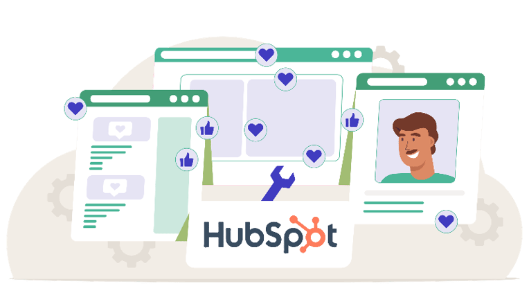 HubSpot Marketing Hub en Marketing de Redes Sociales B2B