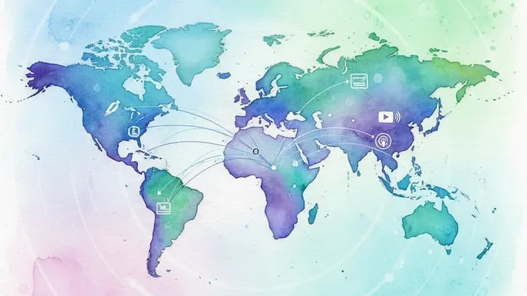Marketing digitale dei contenuti per l'espansione globale