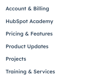 Zugang zur HubSpot Academy über das HubSpot-Konto-Menü