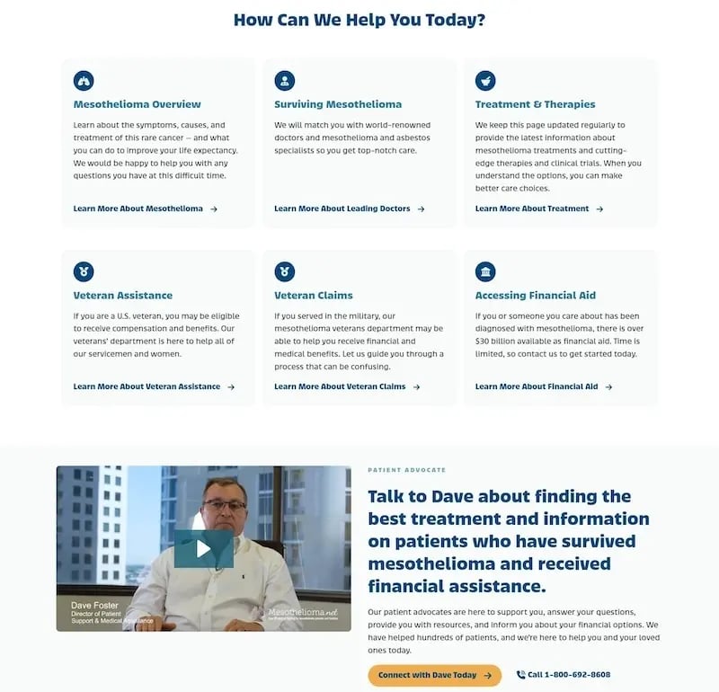 mesothelioma page