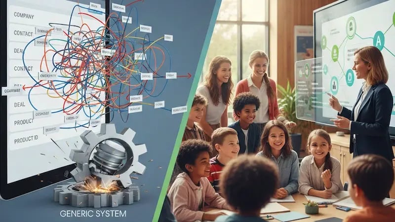Pourquoi les CRM génériques échouent dans l'éducation.