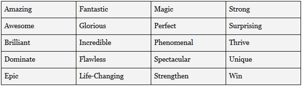 Power words
