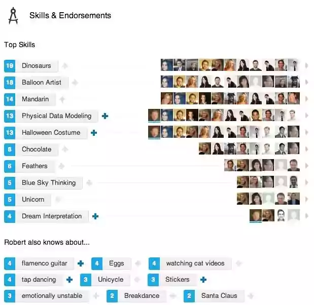Interface de gestion des approbations LinkedIn affichée sur un profil.