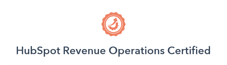 Certificación de operaciones de ingresos de HubSpot Academy