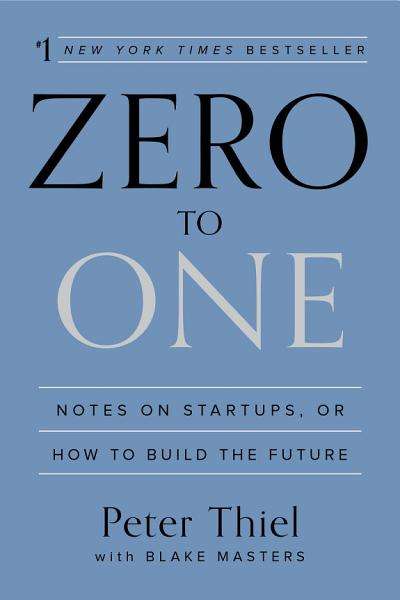 Buchcover von Zero to One von Peter Thiel