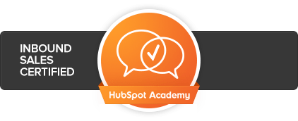 Insignia de la certificación de Ventas Inbound de HubSpot Academy