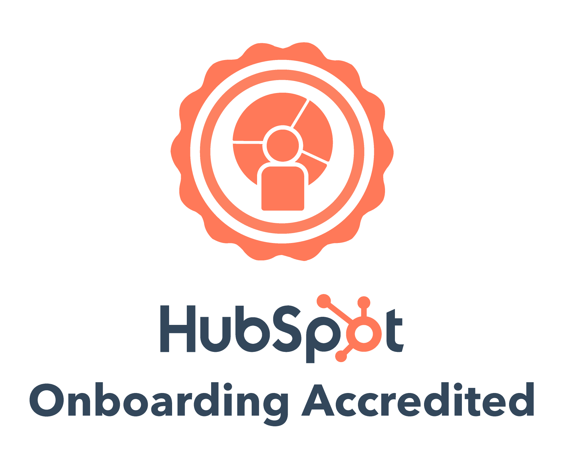 Onboarding Accreditation-Abzeichen von HubSpot