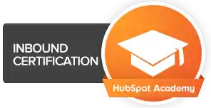 HubSpot 入站营销认证证书示例